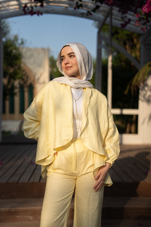 Baby Yellow linen pants