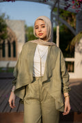 Olive Linen Kimono