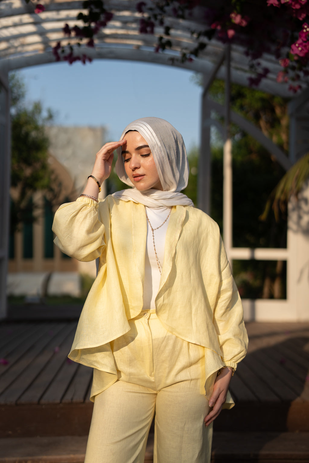 Baby Yellow linen pants