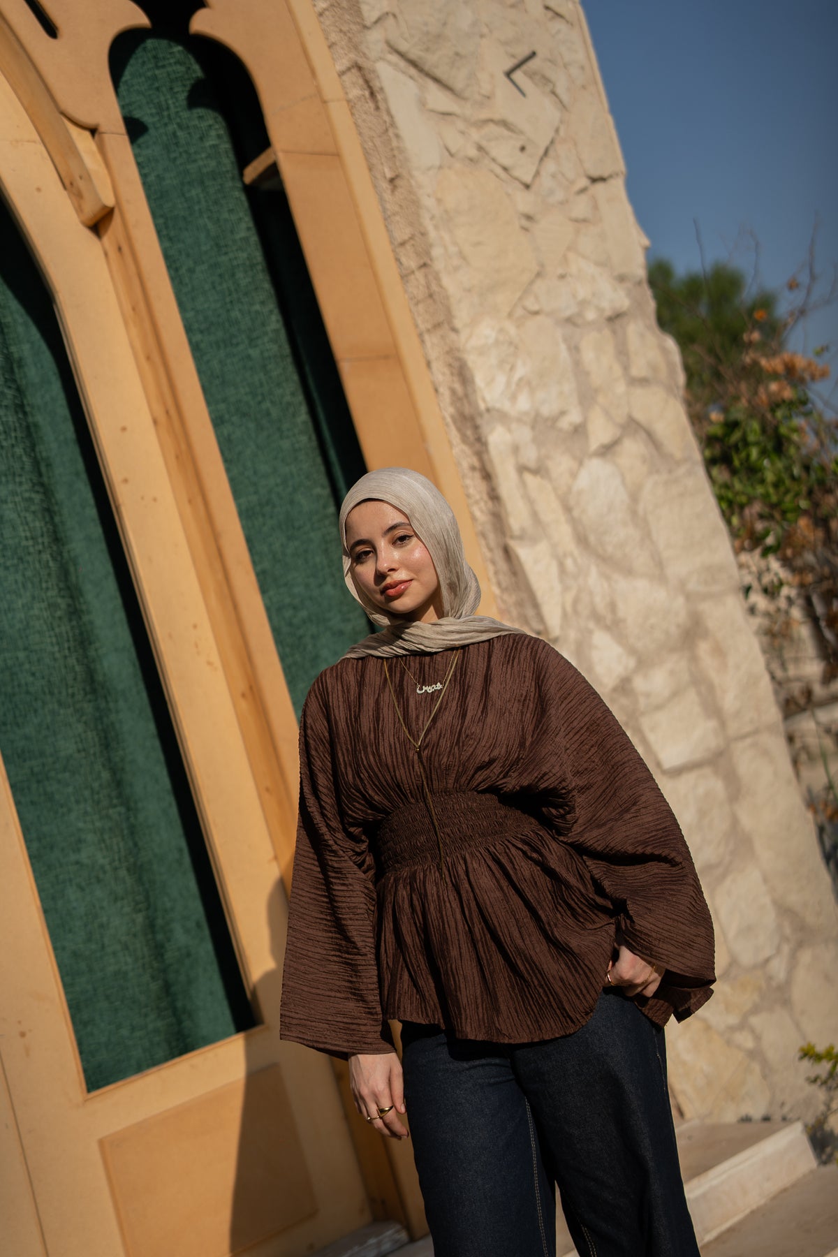 Pleat Blouse