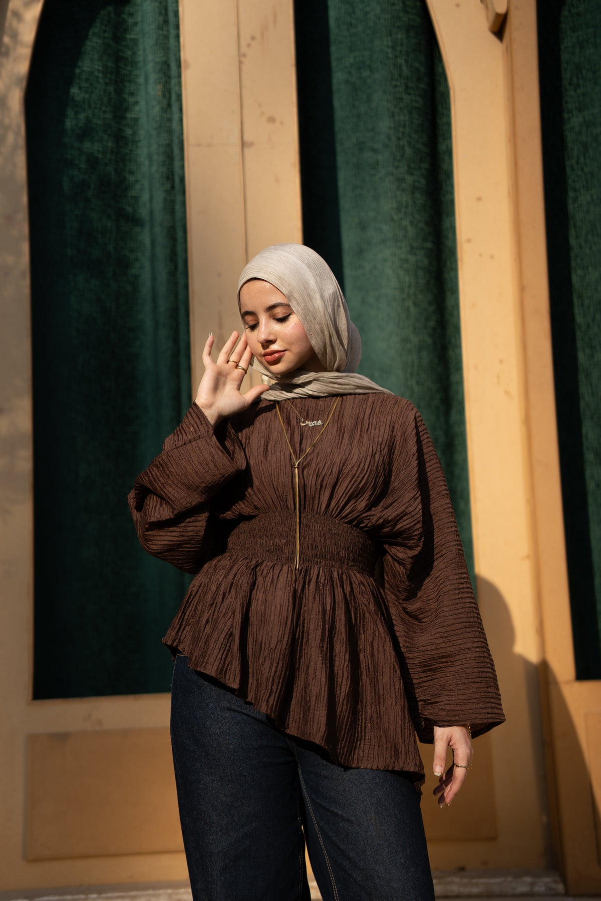 Pleat Blouse